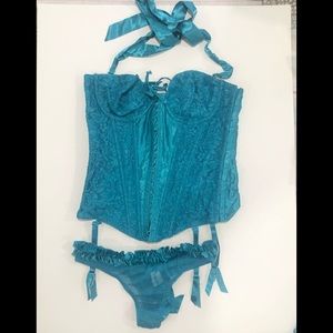 Frederick’s of Hollywood Corset and Panty Set